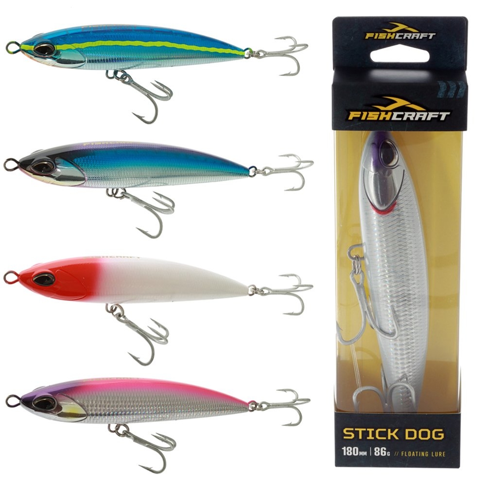 Fishcraft Stick Dog Floating Stickbait 180mm 80g