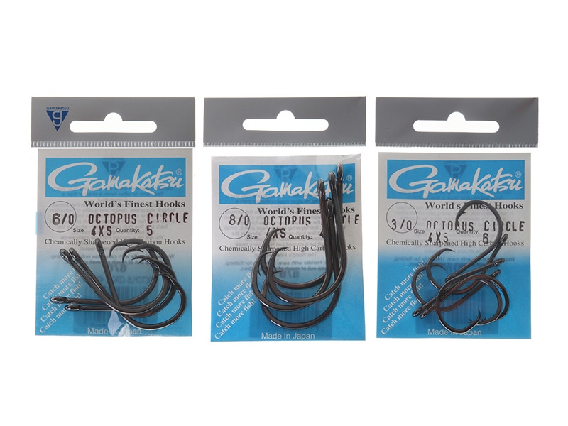 Gamakatsu 4XS Octopus Circle Hooks