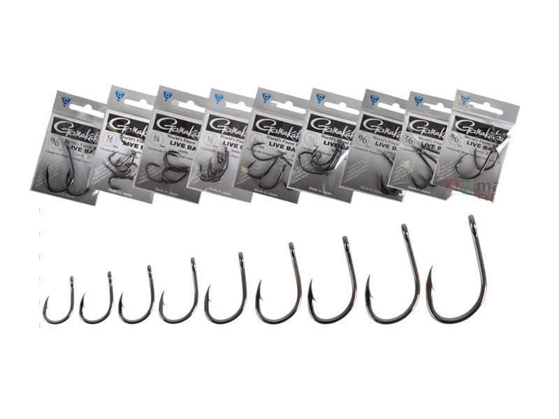 Gamakatsu Live Bait Hooks 2/0 Qty 5