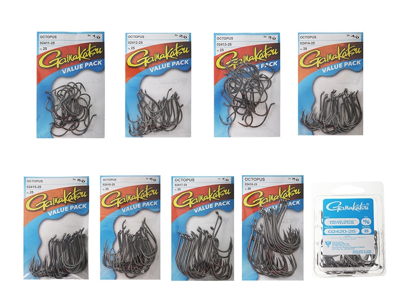 Gamakatsu Octopus Hooks Value Pack
