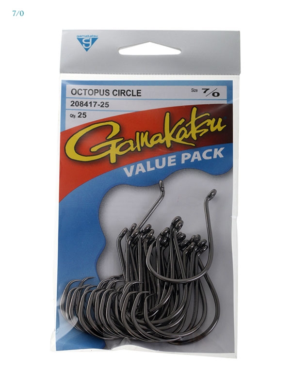 Gamakatsu Octopus Circle Hooks Value Pack Qty 25
