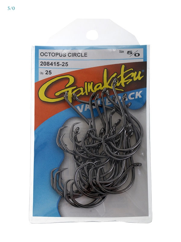 Gamakatsu Octopus Circle Hooks Value Pack Qty 25