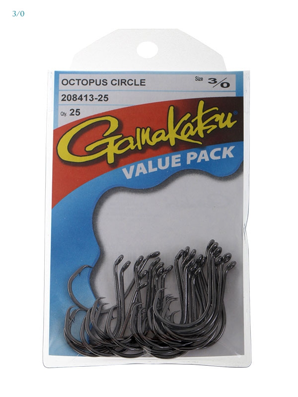 Gamakatsu Octopus Circle Hooks Value Pack Qty 25
