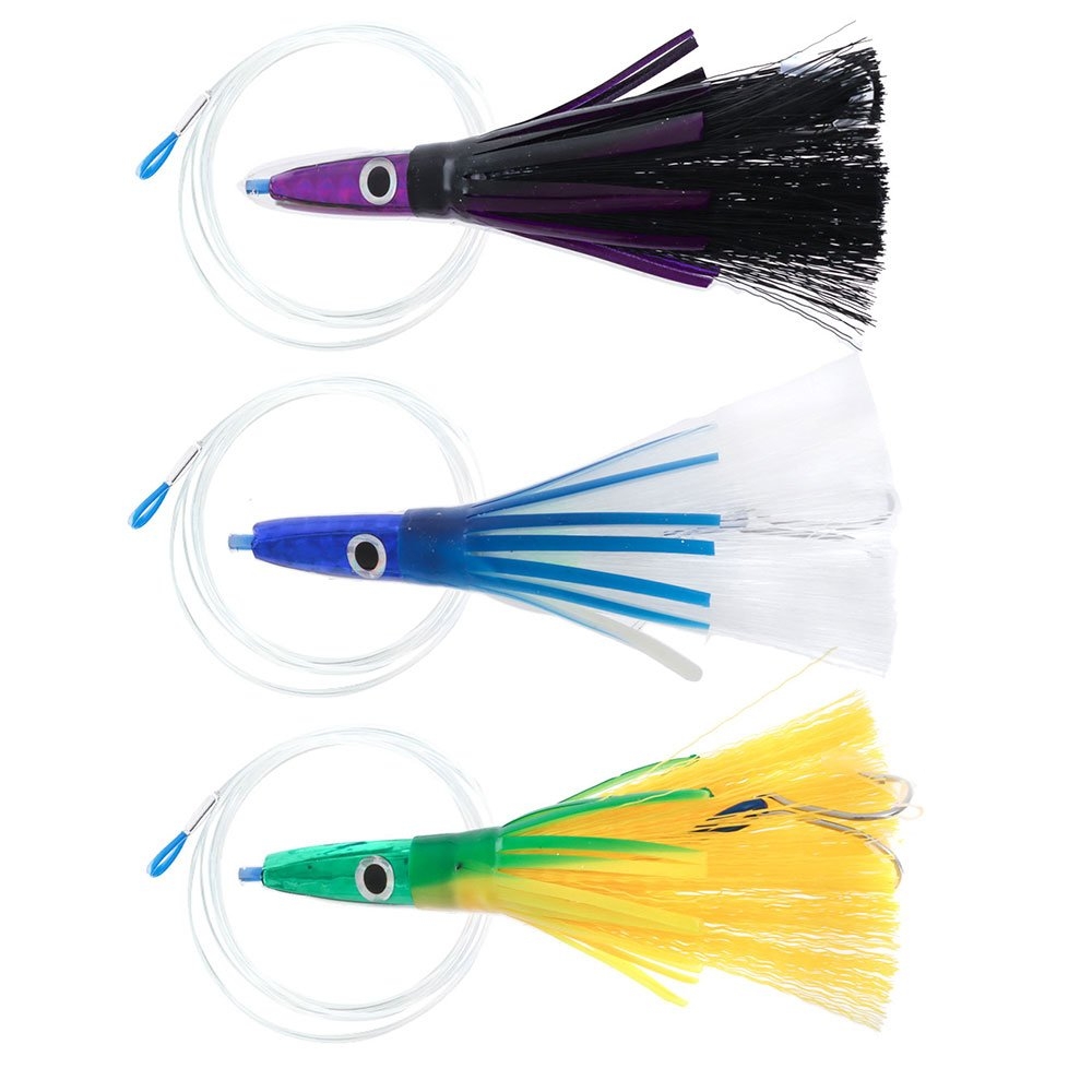 H2O Pro Ahi Grass Skirt Tuna Lure Rigged 16cm