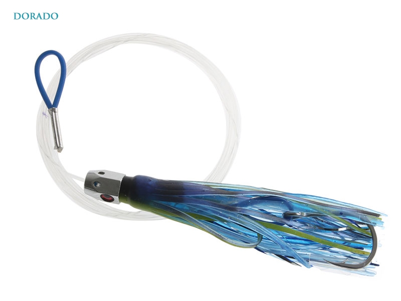 H2O Pro Hex Jet Xmas Tree Albacore Tuna Trolling Lure 12cm - Rigged