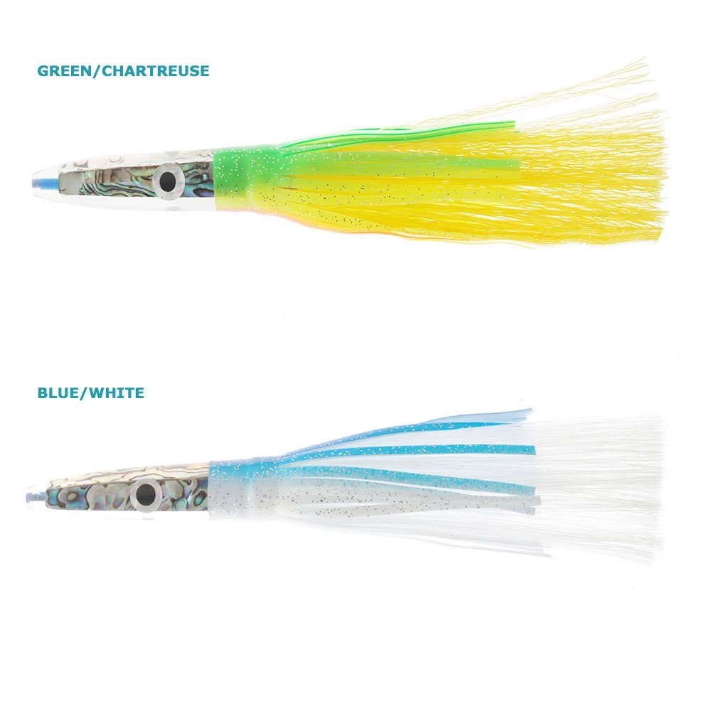 H2O Pro Mean Machine Abalone Grass Skirt Albacore Tuna Lure 200mm