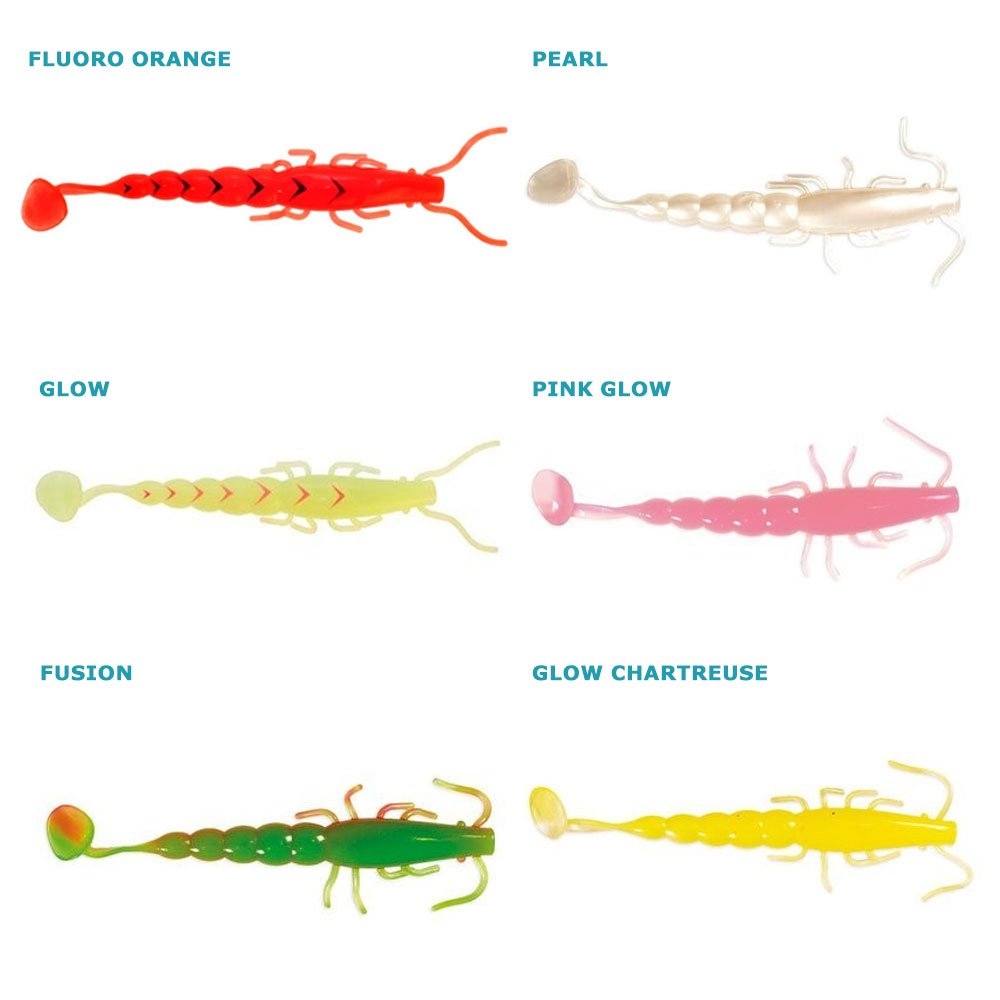 Halco Madeyes Paddle Prawn Soft Bait 7in Qty 4