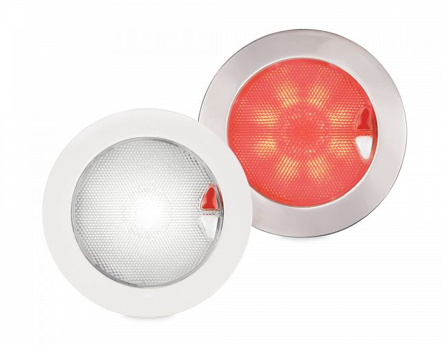 Hella Marine EuroLED 150 Recessed Touch Lamp White/Red