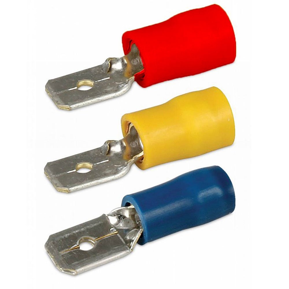 Hella Marine Male Blade Crimp Terminals 6.3mm