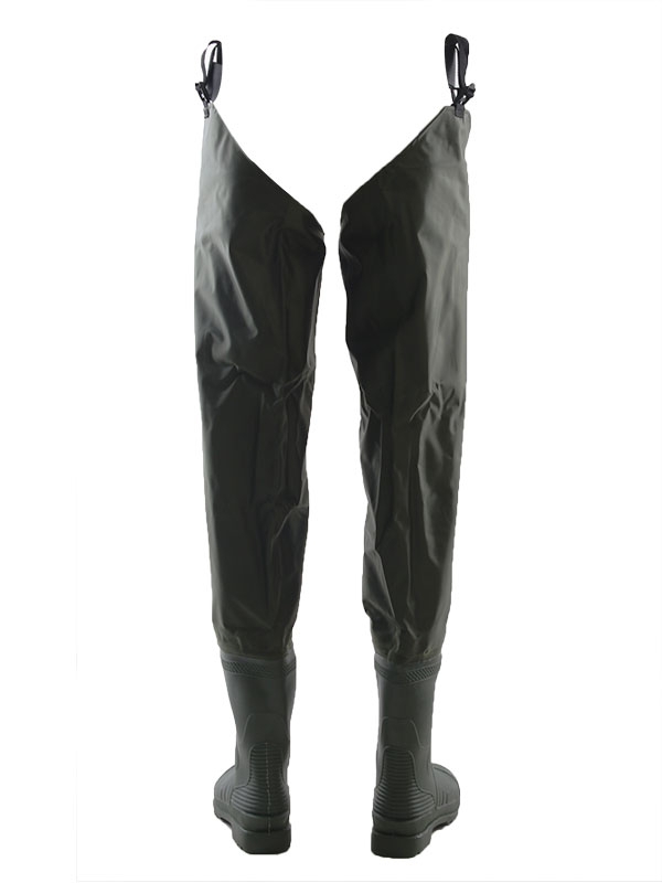 Kilwell Hip Waders with Cleated Soles Olive US7