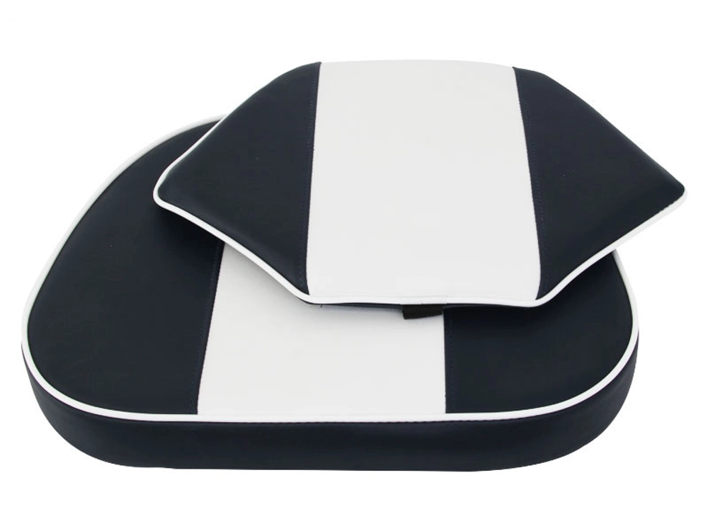 Hi-Tech Upholstery for 1500 Boat Seat Navy/White Hi-Tech Upholstery for 1500 Boat Seat Navy/White