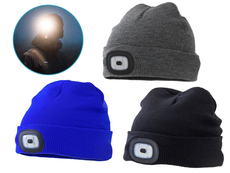 Rechargeable LED Beanie 150lm