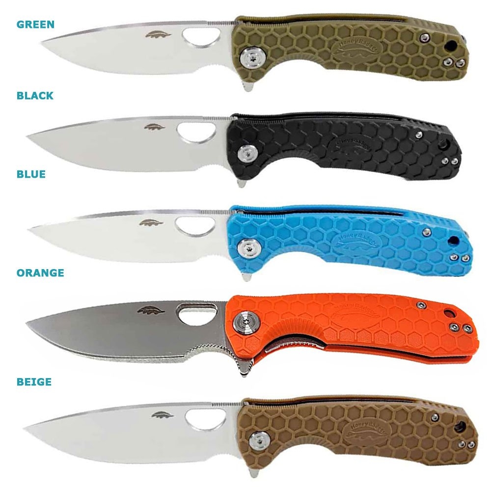 Honey Badger Drop Point Flipper Pocket Knife Medium 8cm