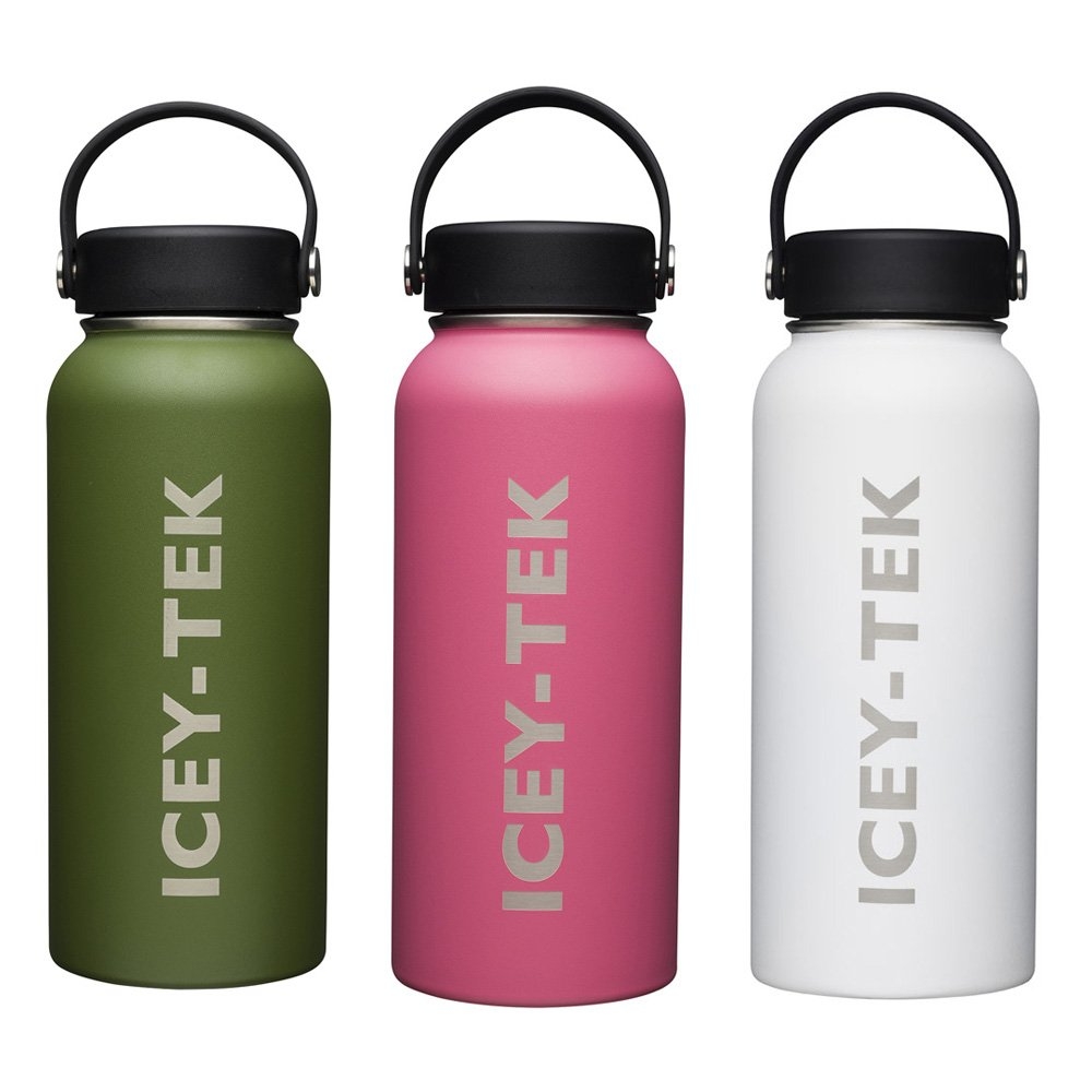 Icey-Tek Insulated Water Bottle with Chug Lid 950ml