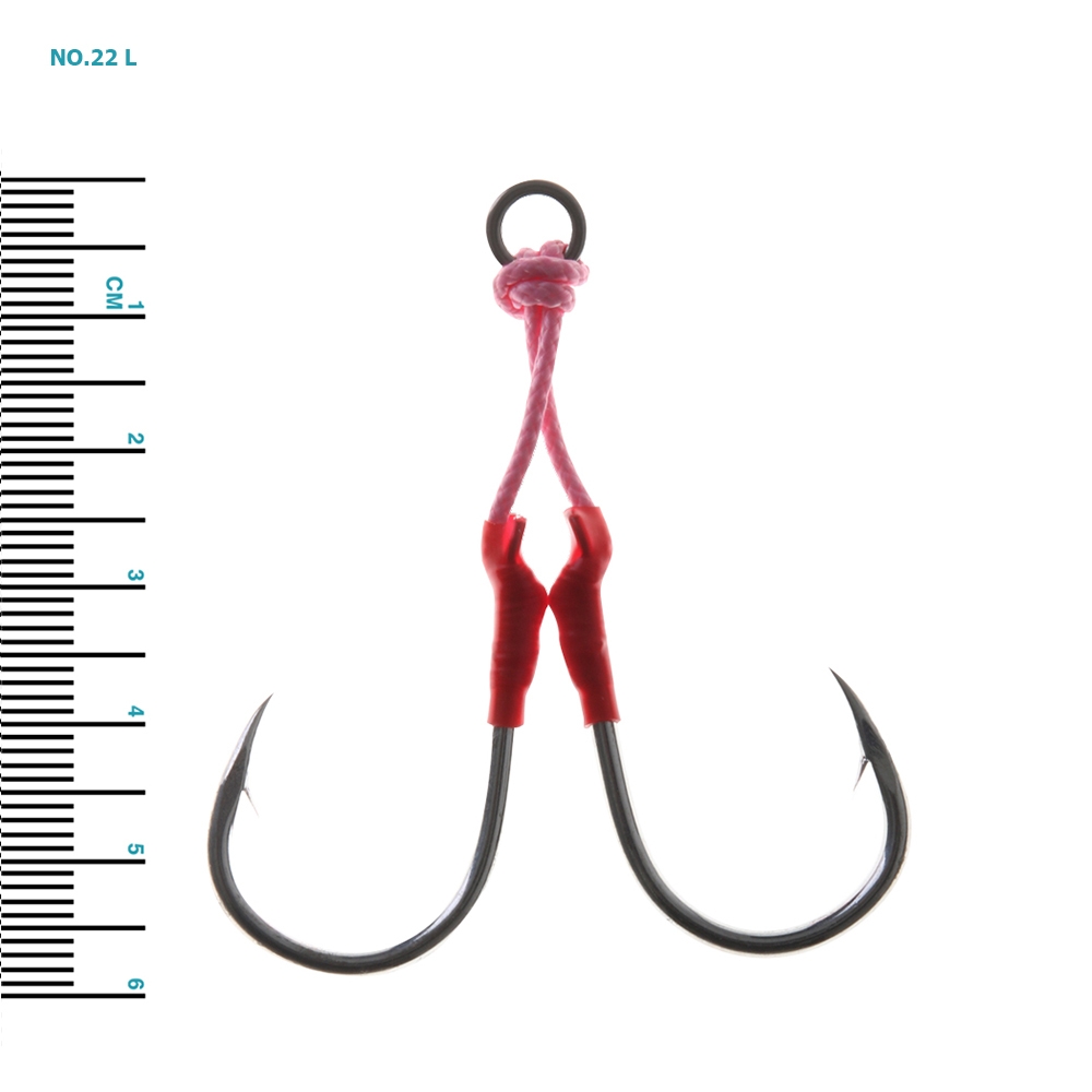 Jig Star Nunchaku Twin Assist Hooks Qty 2