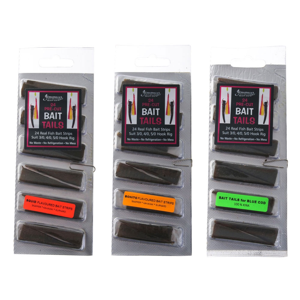 Jimmys Pre-Cut Bait Tails