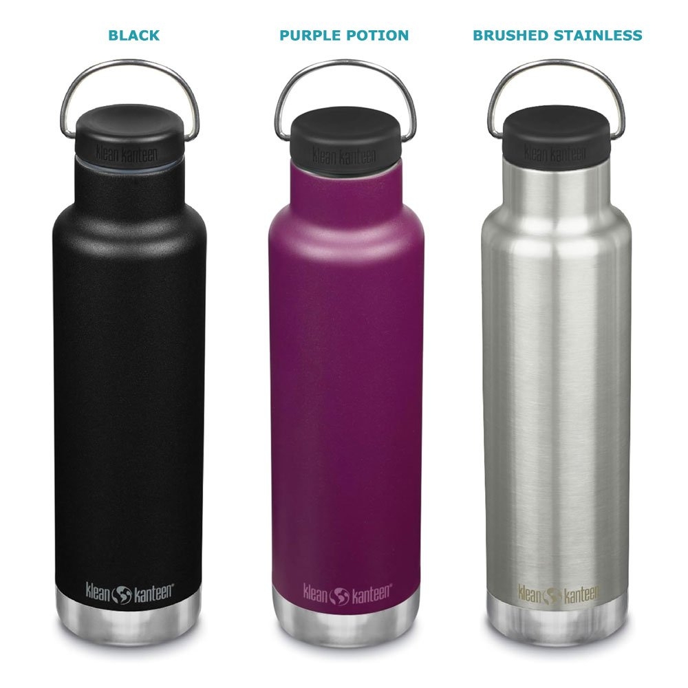 Klean Kanteen Classic Double-Wall Insulated Water Bottle 592ml/20oz