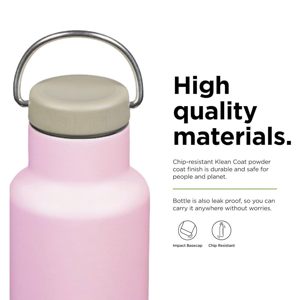 Klean Kanteen Classic Double-Wall Insulated Water Bottle 592ml/20oz