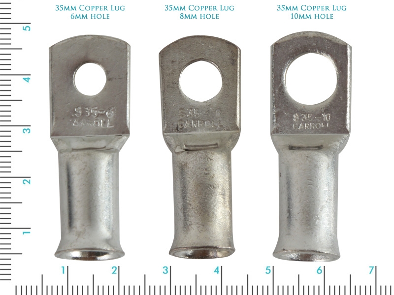 Battery Cable Copper Crimp Lugs