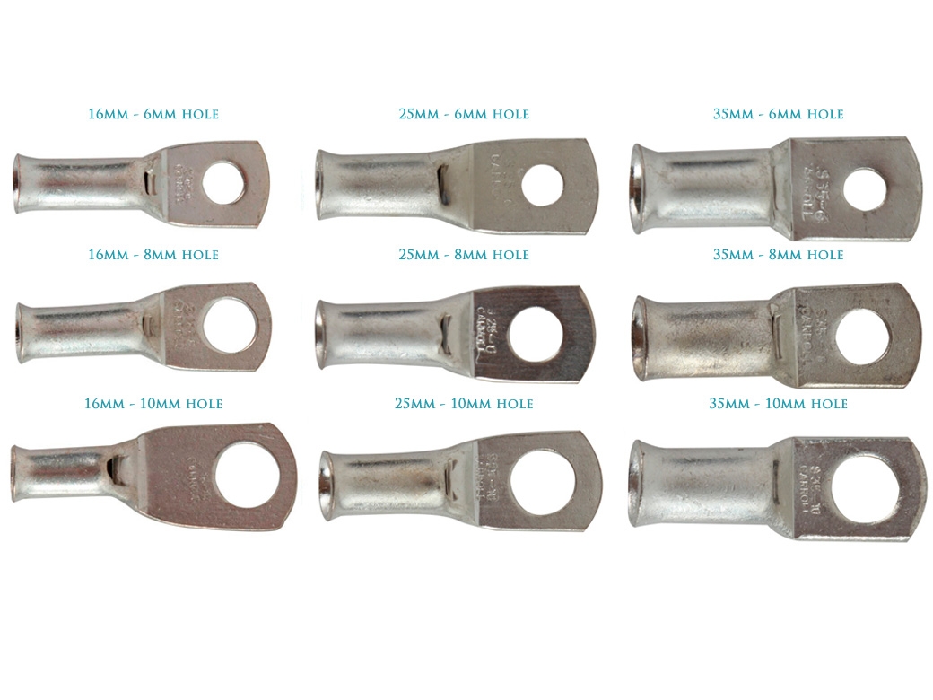 Battery Cable Copper Crimp Lugs