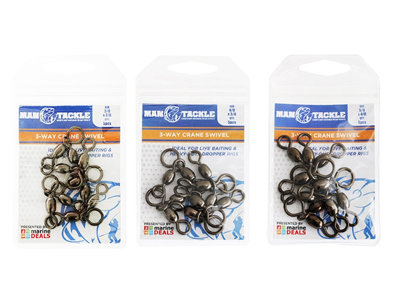 ManTackle 3-Way Crane Swivel Qty 5