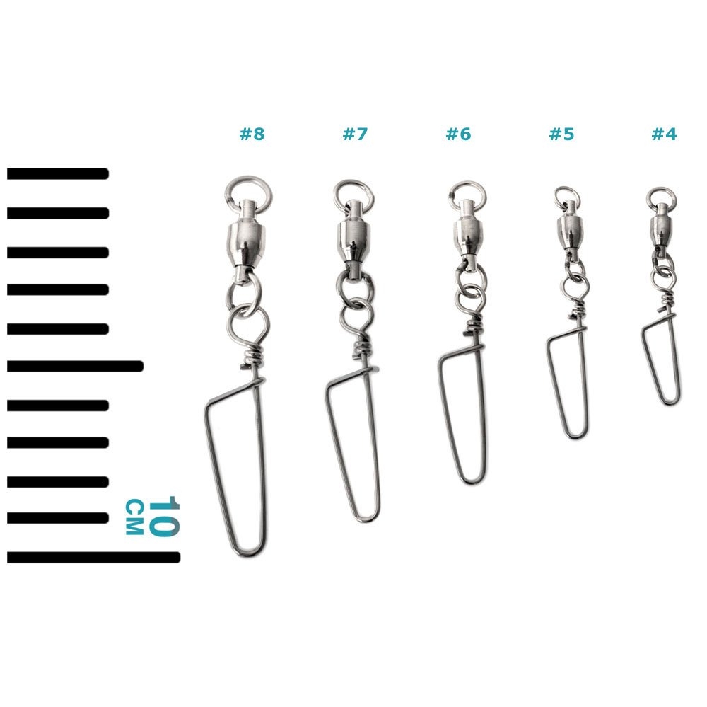 ManTackle Ball Bearing Swivel with Coastlock Snap