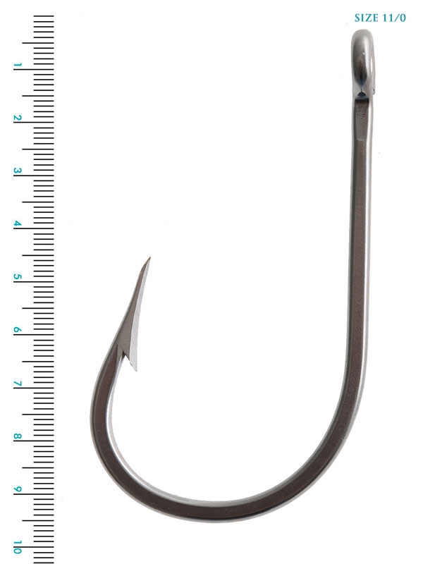 ManTackle Stainless Big Game Straight Hook