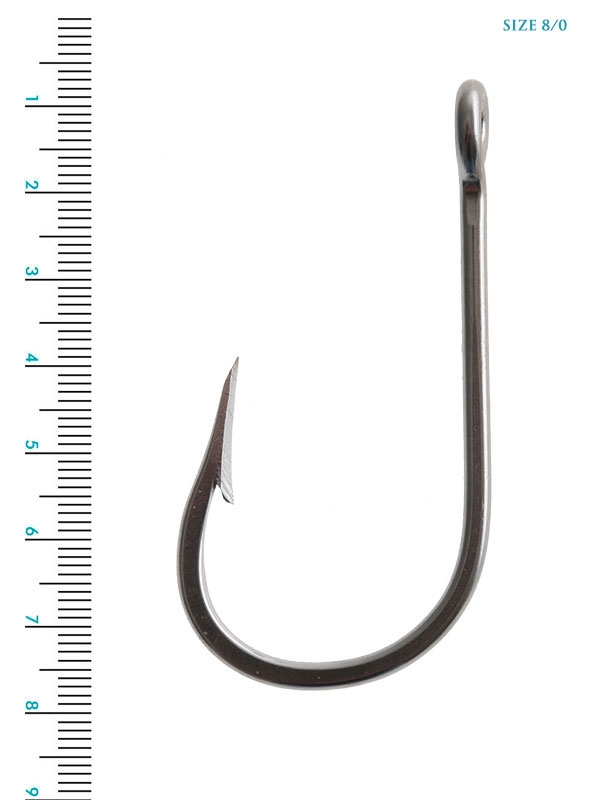 ManTackle Stainless Big Game Straight Hook