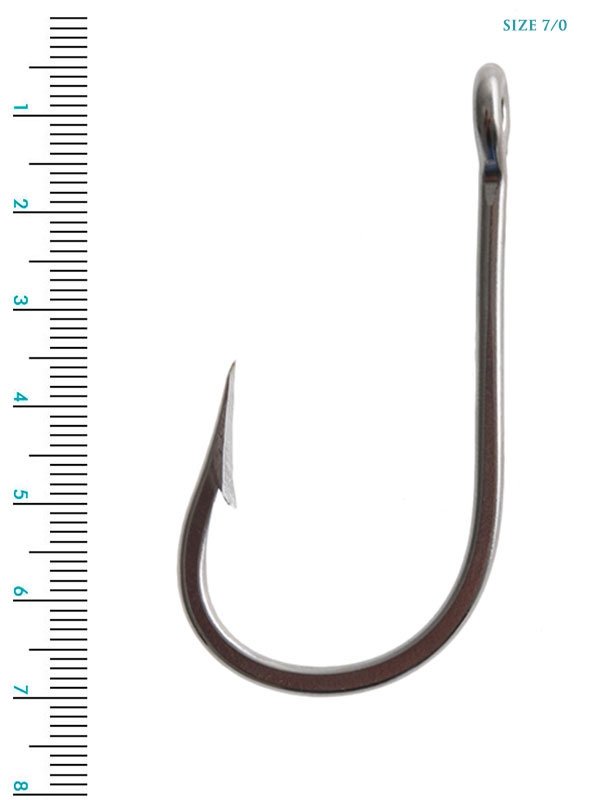 ManTackle Stainless Big Game Straight Hook