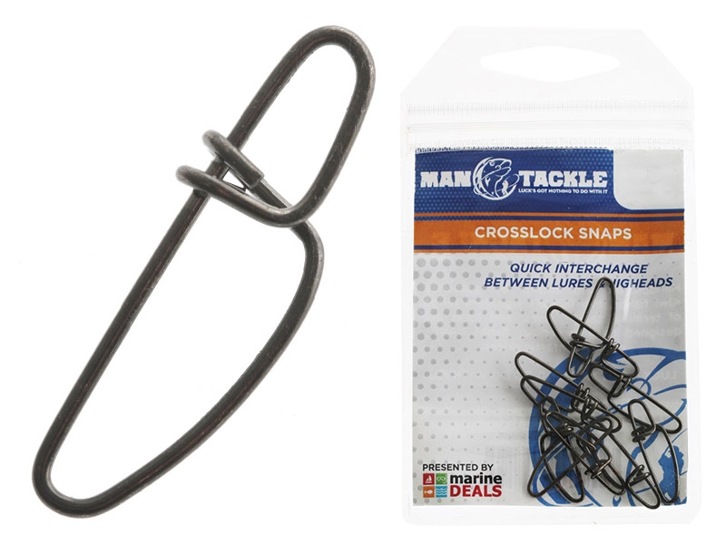 ManTackle Crosslock Snaps Qty 10