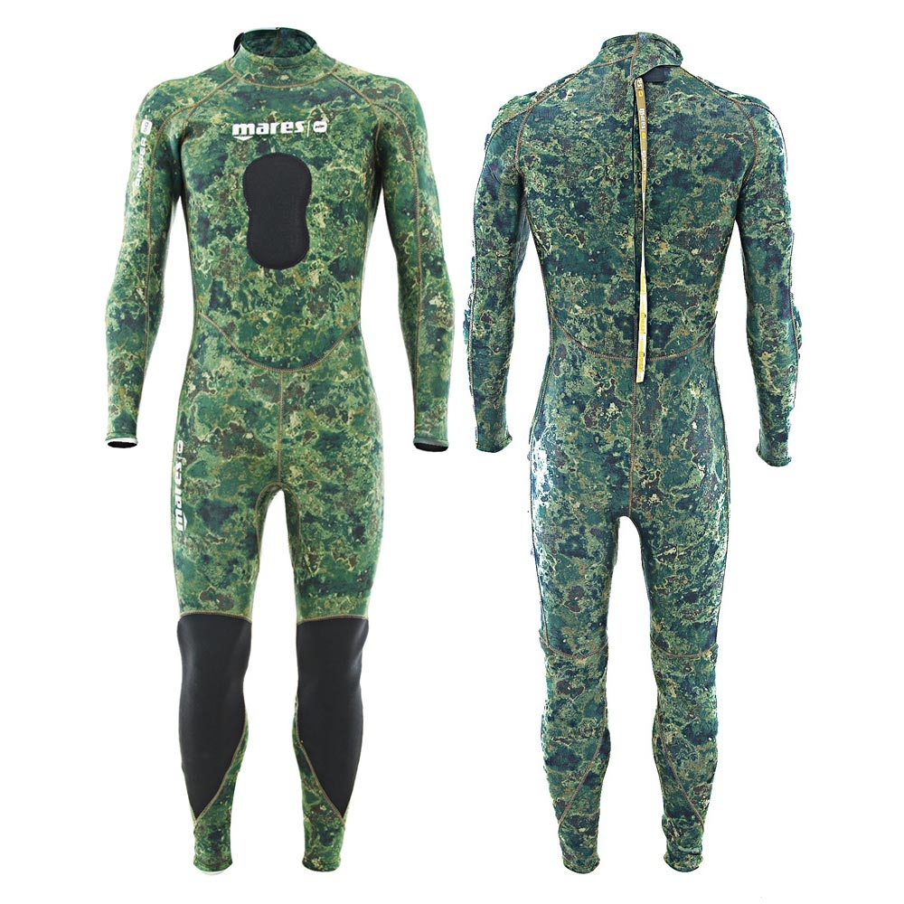 Mares Sniper Steamer Spearfishing Wetsuit 5mm Camo Green