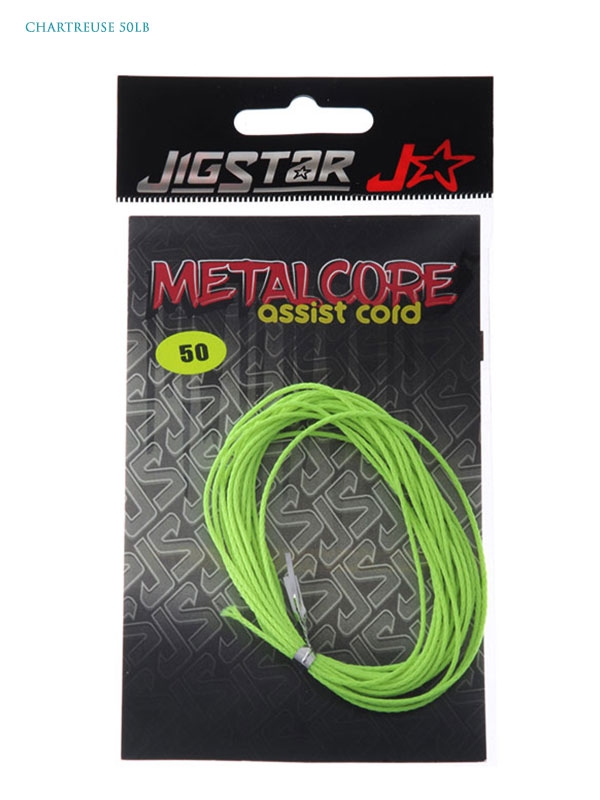 Jig Star Metalcore Assist Cord 3m Chartreuse