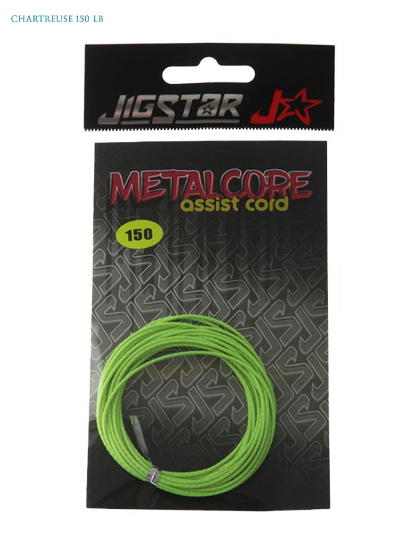 Jig Star Metalcore Assist Cord 3m Chartreuse