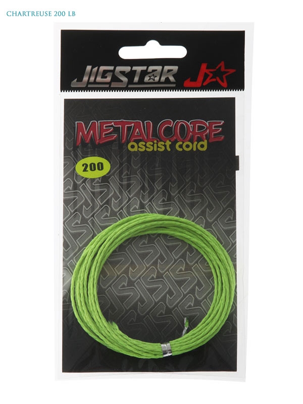 Jig Star Metalcore Assist Cord 3m Chartreuse