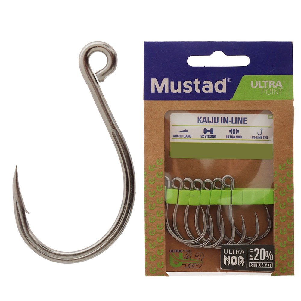 Mustad Kaiju In-Line Single J-Hook
