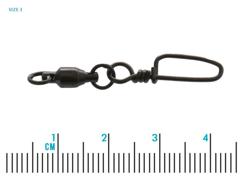 Mustad Ball Bearing Game Swivel with Cross-Lock Snap