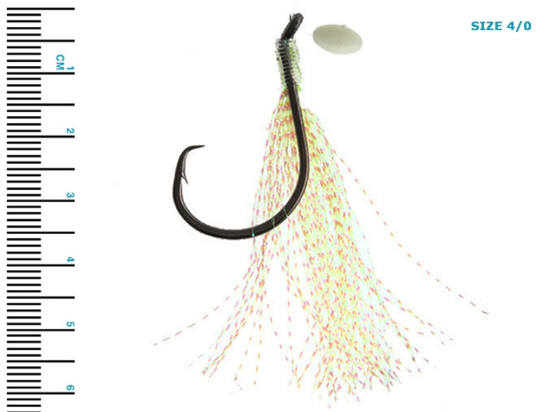 Mustad UltraPoint Circle Flasher Rig Green Chartreuse