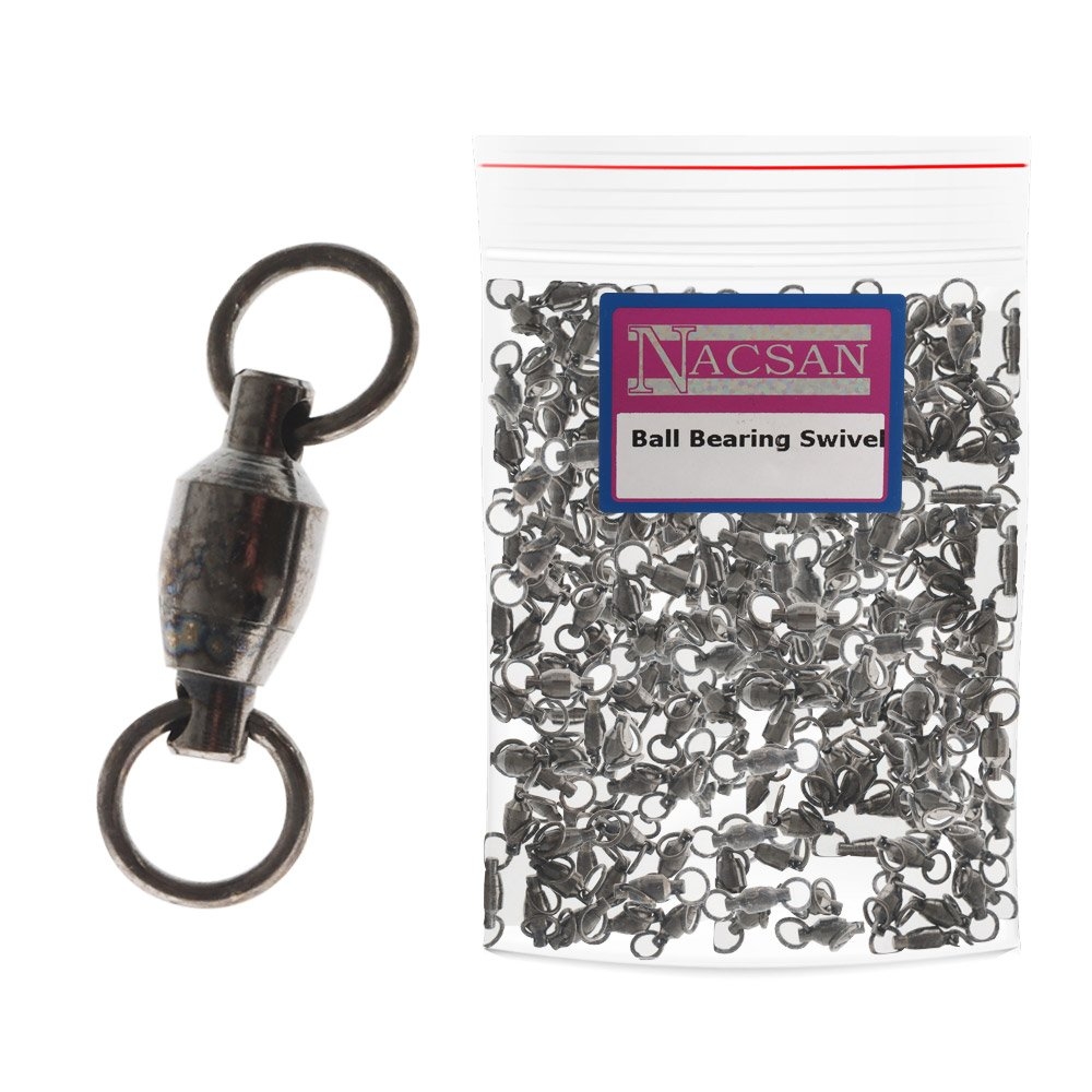 Nacsan Ball Bearing Game Swivels Bulk Pack