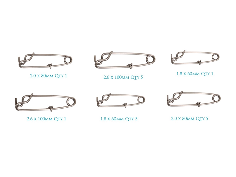 Nacsan Stainless Shark Clips Qty 5 Nacsan Stainless Shark Clips Qty 5