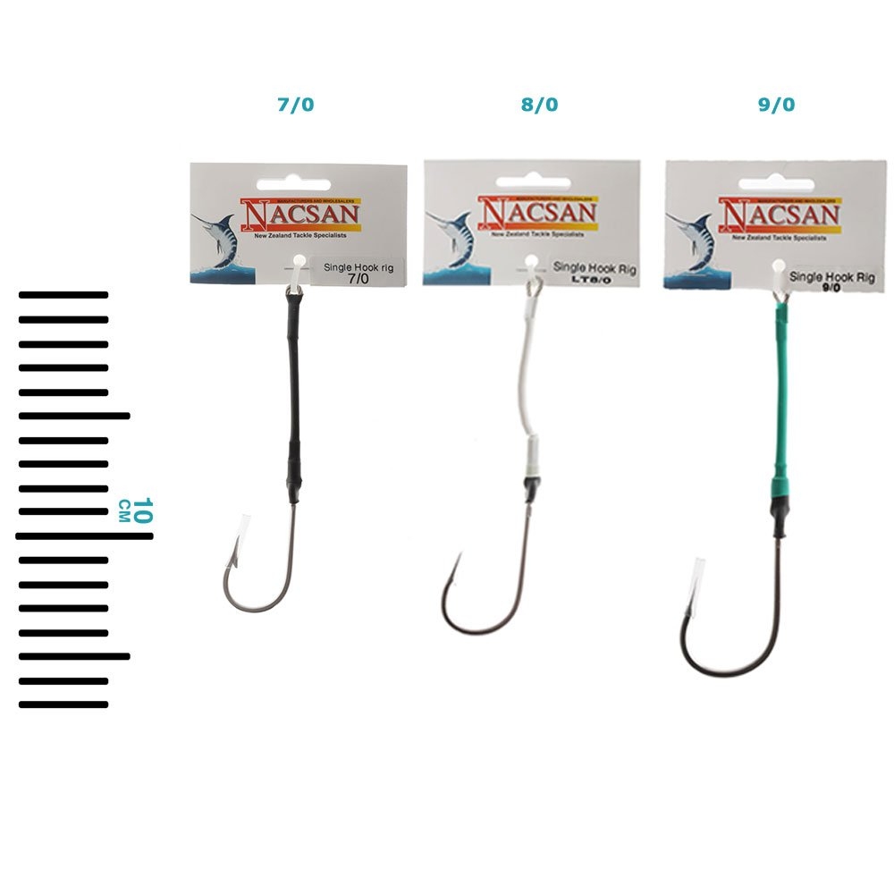 Nacsan Stainless Single Game Hook Rig