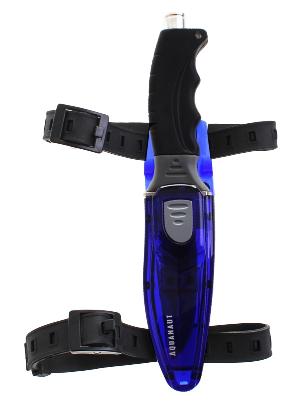 Neptune Attack Dive Knife with Sheath and Straps Blue