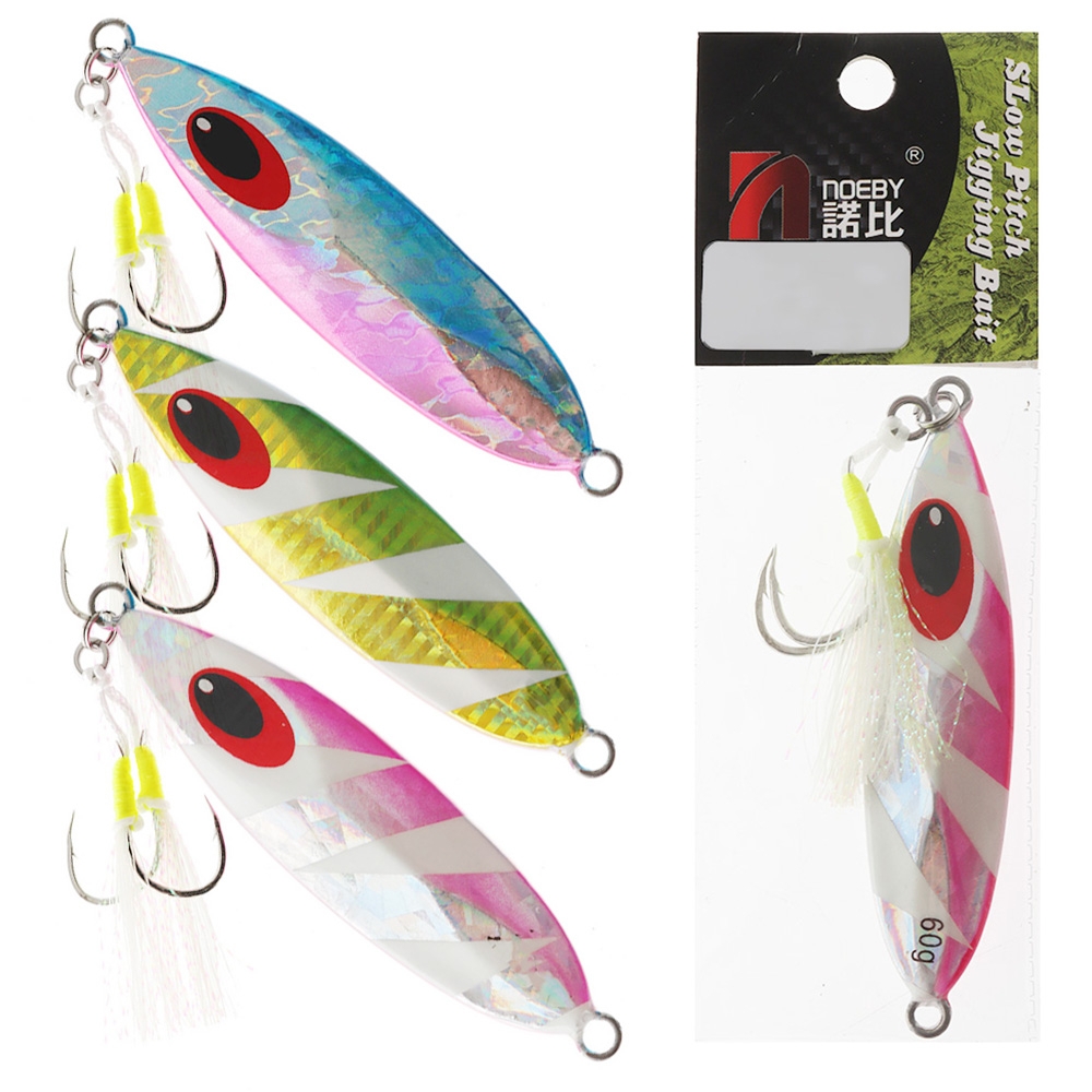 NOEBY NBL Metal Leaf Slow Pitch Jig - Rigged
