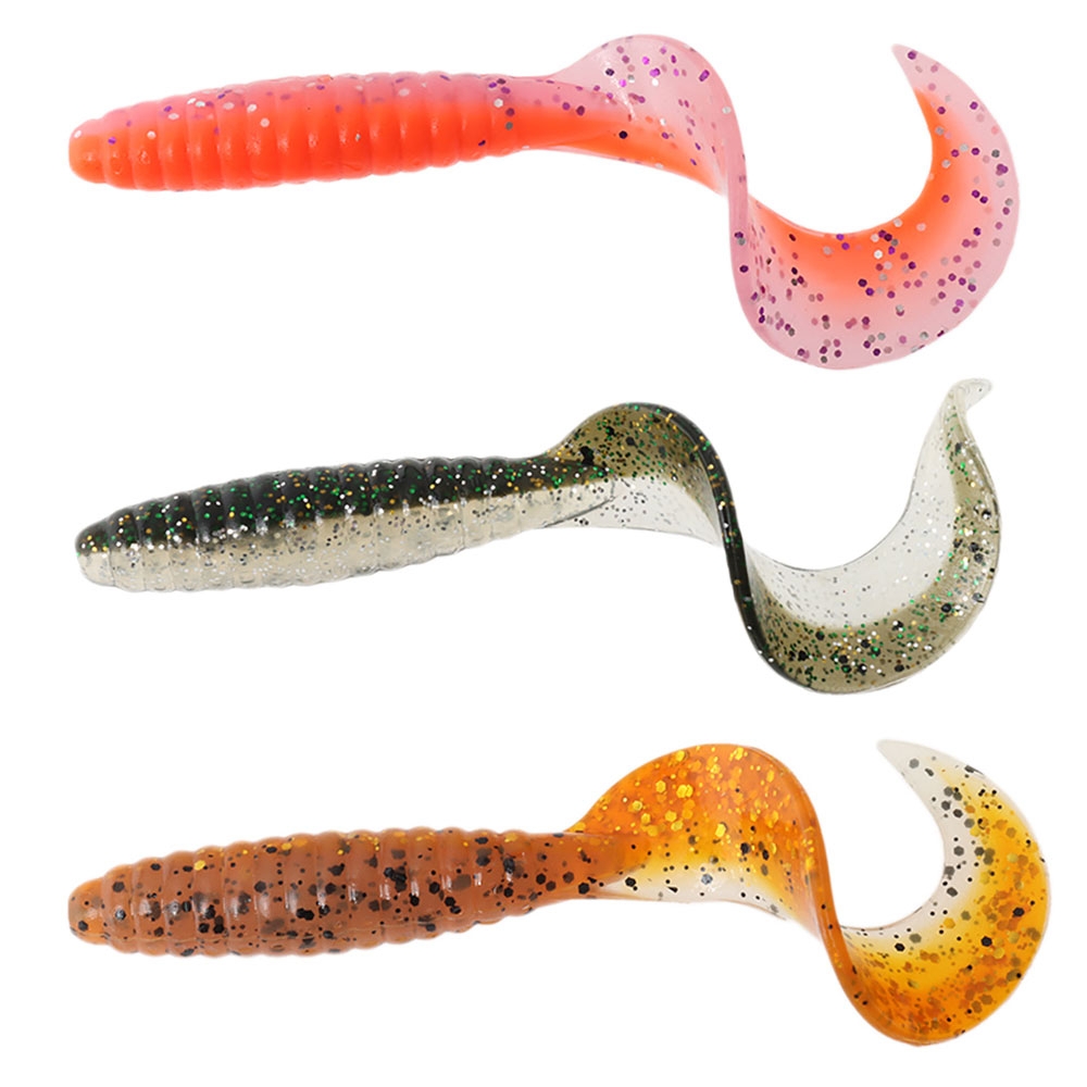 NOEBY Grub Soft Bait 8.5cm Qty 6