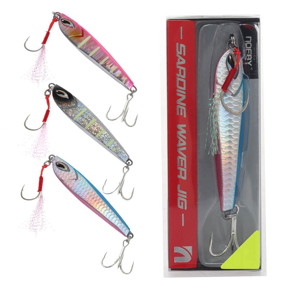 NOEBY Sardine Slide Slow Pitch Jig 83mm 60g