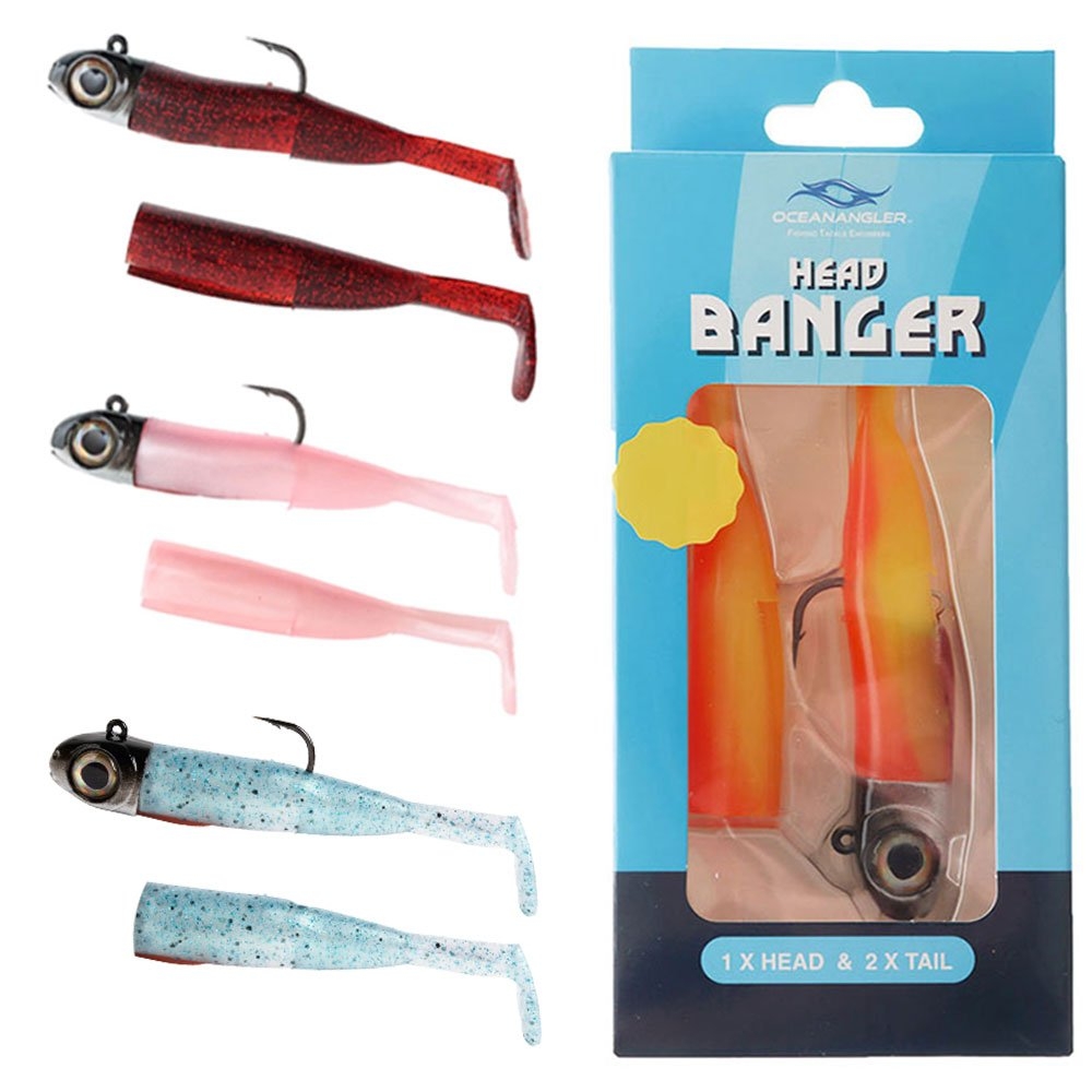 Ocean Angler Head Banger Deepwater Soft Bait Lure 125mm