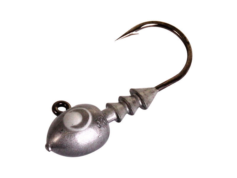 Ocean Angler Light Bulb UV Jig Heads Blue 3/8oz Qty 4