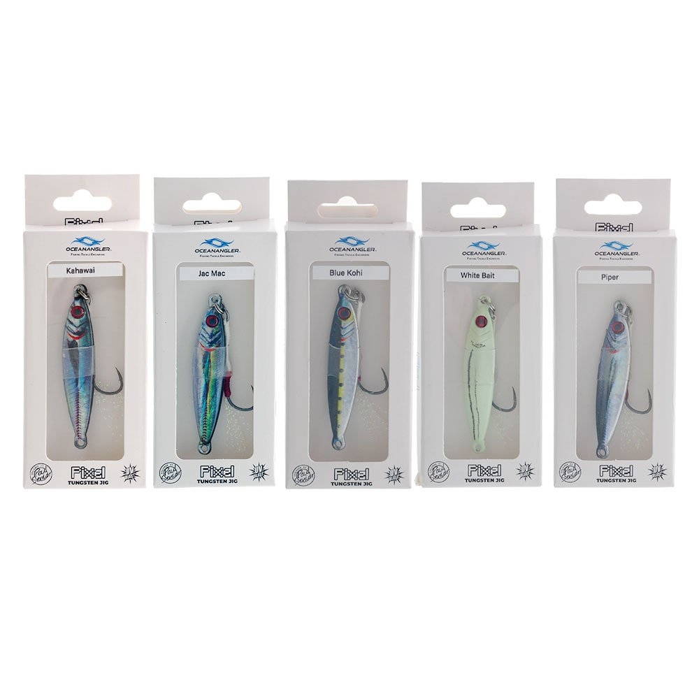 Ocean Angler Pixel Tungsten Flea Micro Jig with UV Blast 21g