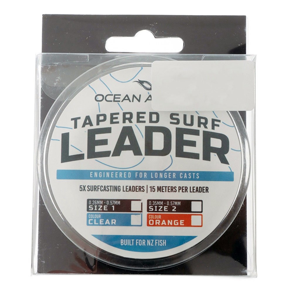 Ocean Angler Tapered Surfcasting Leader 5-Pack 15m