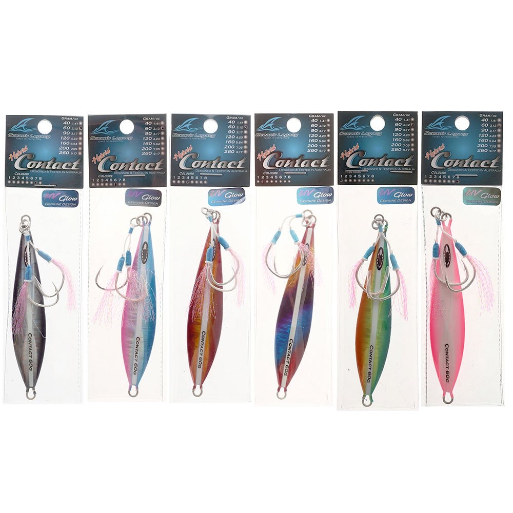 Ocean's Legacy Hybrid Contact Rigged Slow/High Pitch Jig 60g