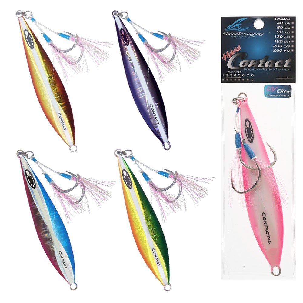 Ocean's Legacy Hybrid Contact Rigged Slow/High Pitch Jig 200g